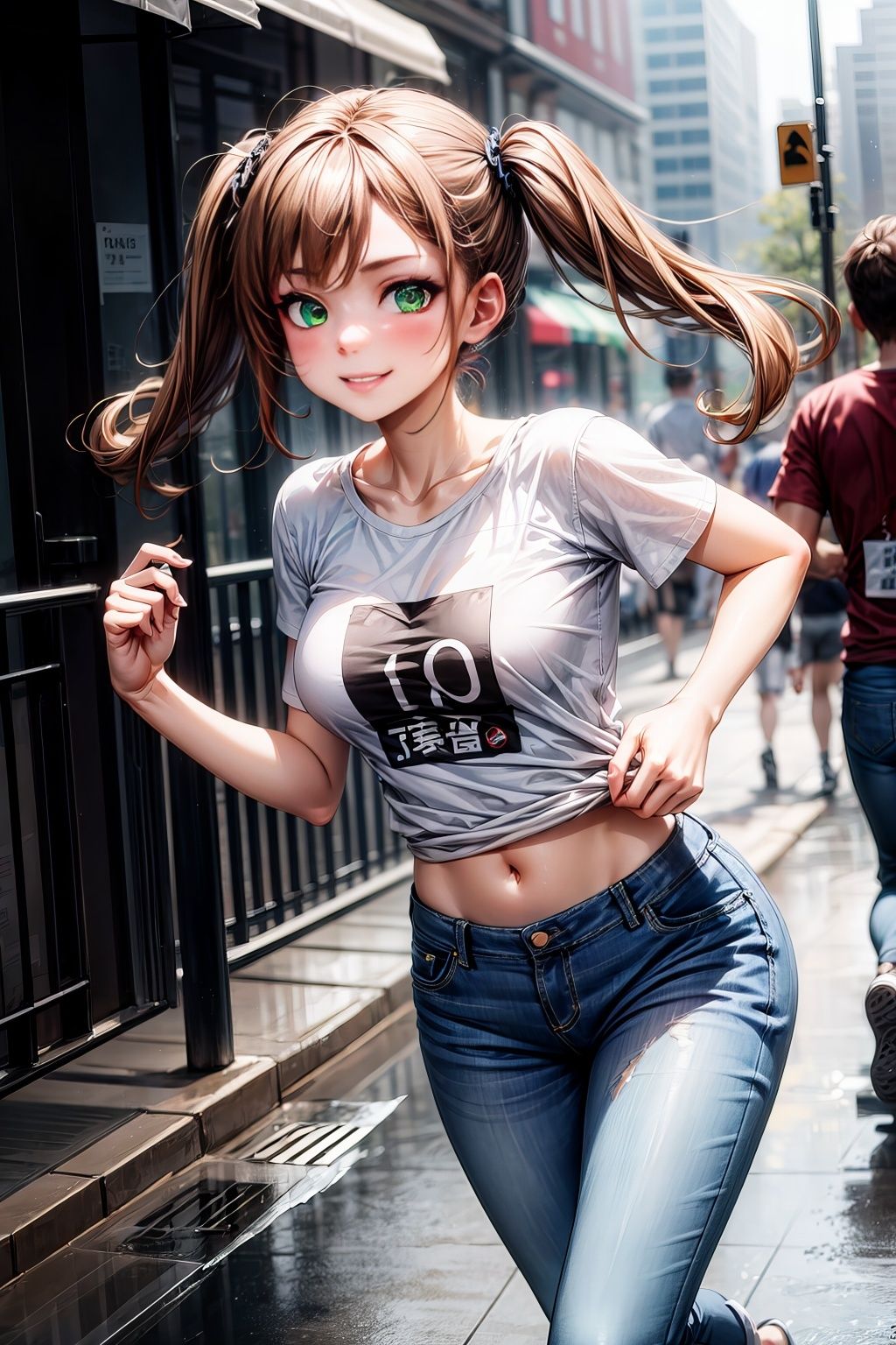 破廉恥 ジーンズ娘