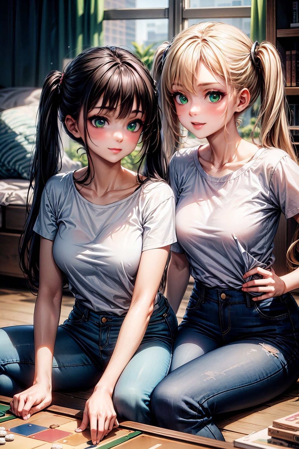 破廉恥 ジーンズ娘