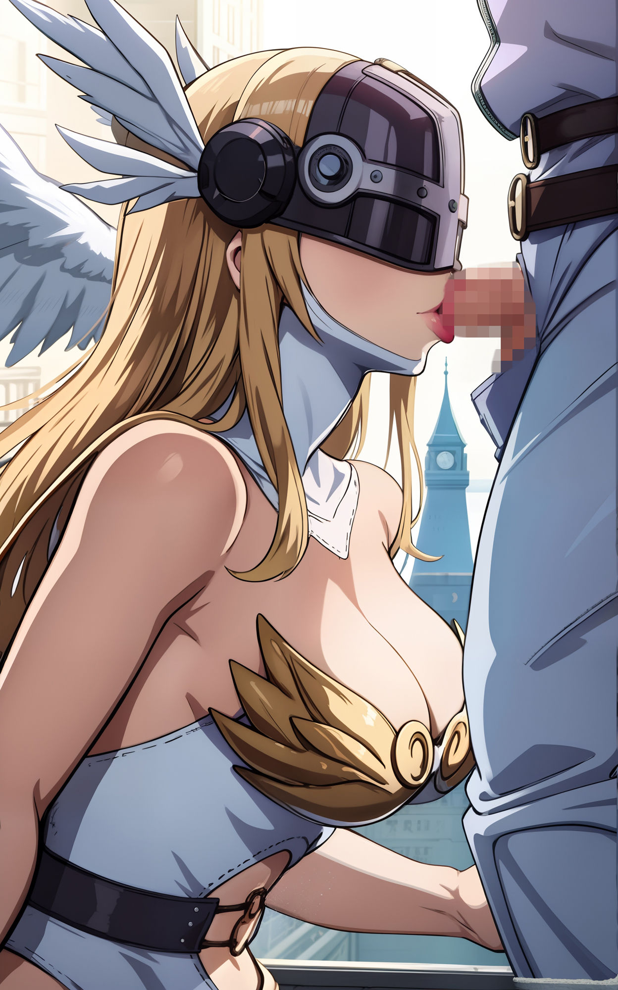 天女獣を調教して私の性奴●に！喉奥射精！濃密な精液