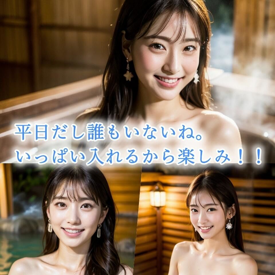 【巨乳天然娘】ドキドキ露天風呂〜張りのあるピチピチおっぱい〜【132p】