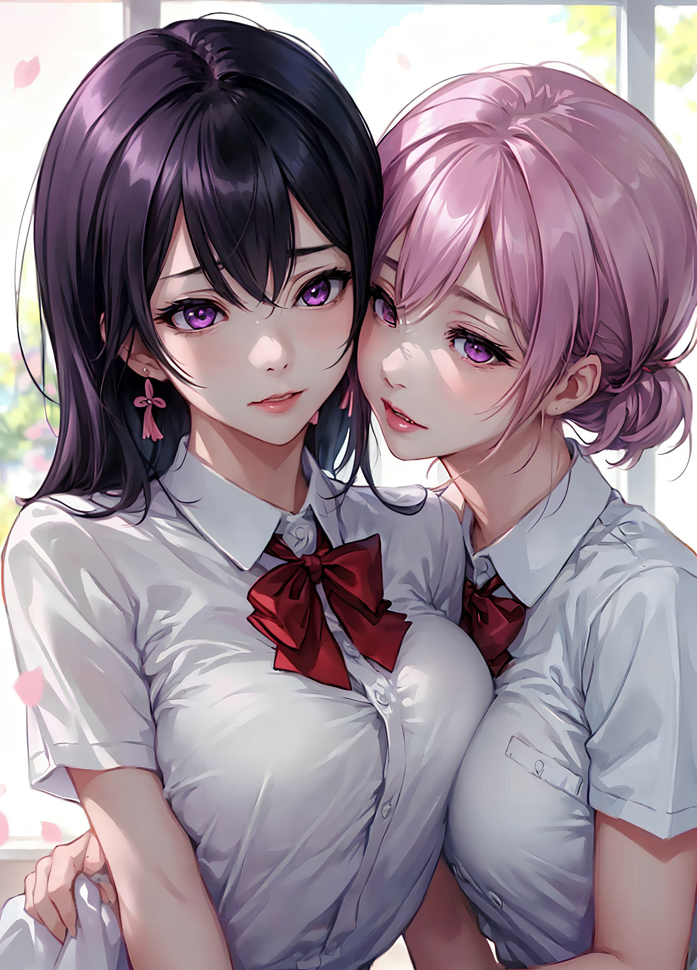 百合姉妹女学院〜乳寄せハグとキス〜