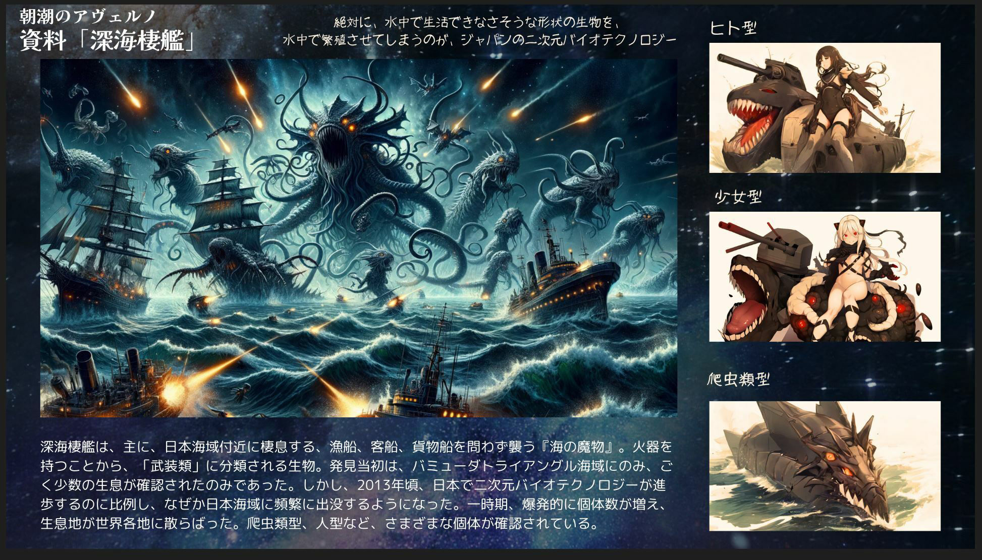 【昭和的官能小説】朝潮のアヴェルノ【異世界×艦〇れ】
