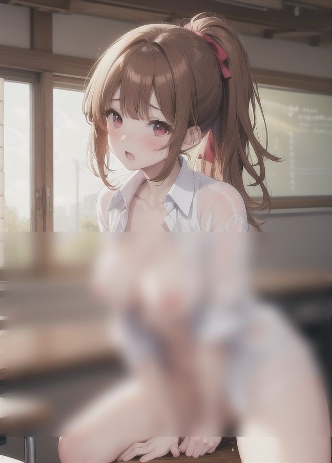 学校の美少女と教室でSEX