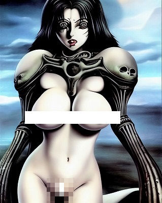 魔界ファッション: 肩にカッコいい髑髏が乗っているようなスーツが欲しい