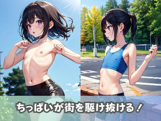 【つるぺた女子◯生】膨らみかけおっぱいのミニマムJK！貧乳ロリ女子校生がフルマラソンに挑戦