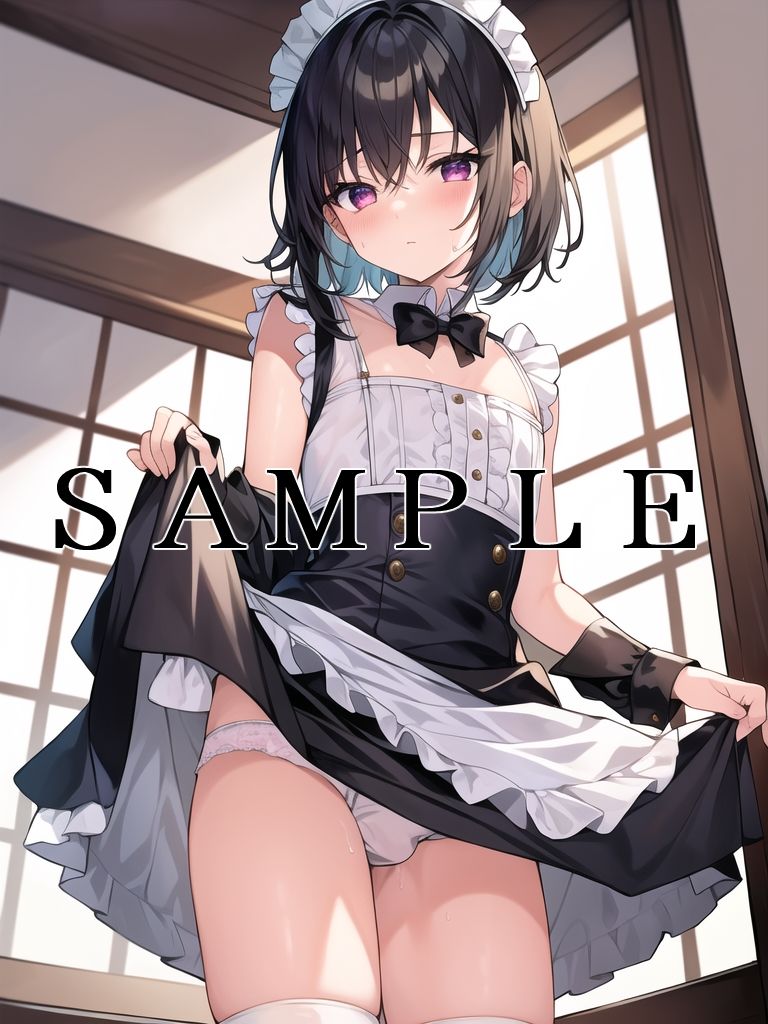 可愛い男の娘メイドがスカートをめくってパンツを見せてくれるだけパック