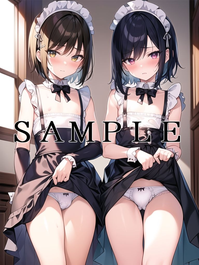 可愛い男の娘メイドがスカートをめくってパンツを見せてくれるだけパック