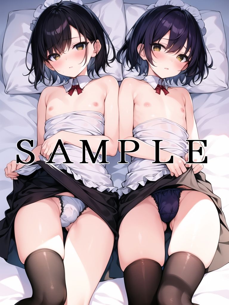 可愛い男の娘メイドがスカートをめくってパンツを見せてくれるだけパック