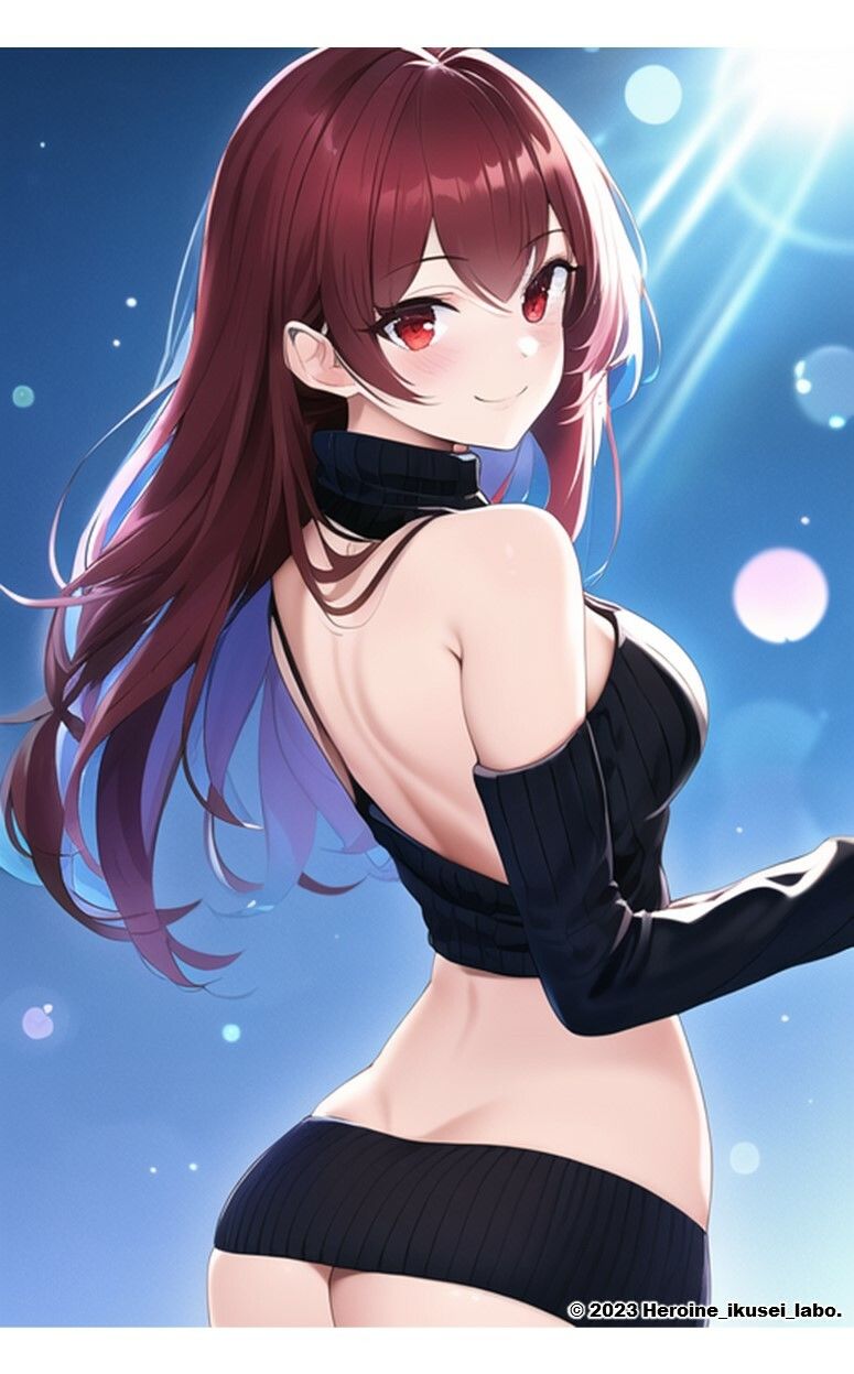 1つの呪文で生み出された100人のAI妄想美少女-19【童貞を殺すニットセーター女子編2】