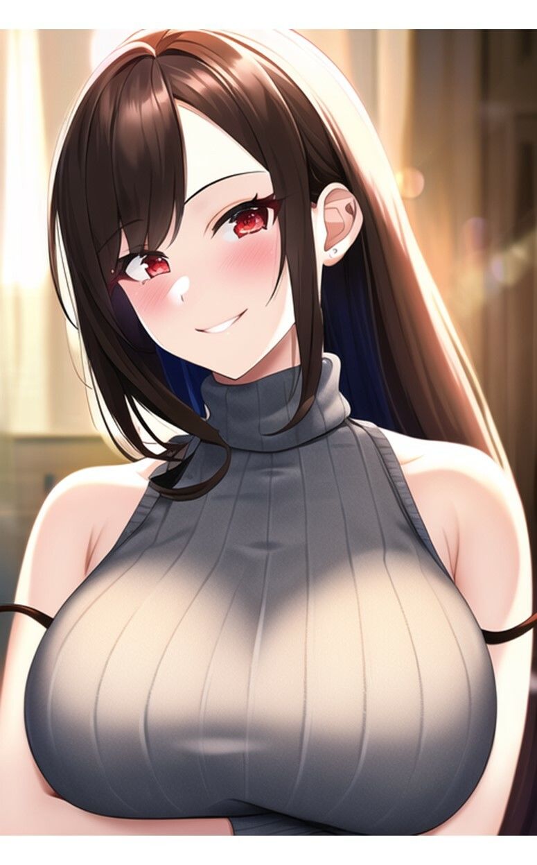 1つの呪文で生み出された100人のAI妄想美少女-19【童貞を殺すニットセーター女子編2】