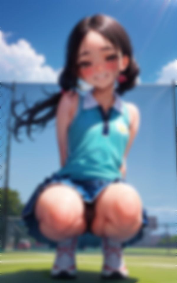無邪気なテニス少女