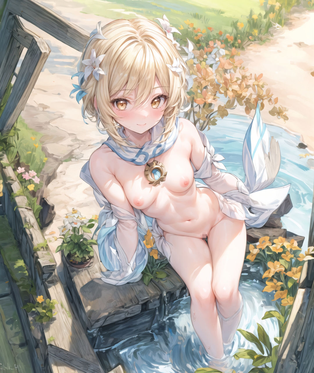 美少女たちのひととき・蛍（ホタ〇）（原神）