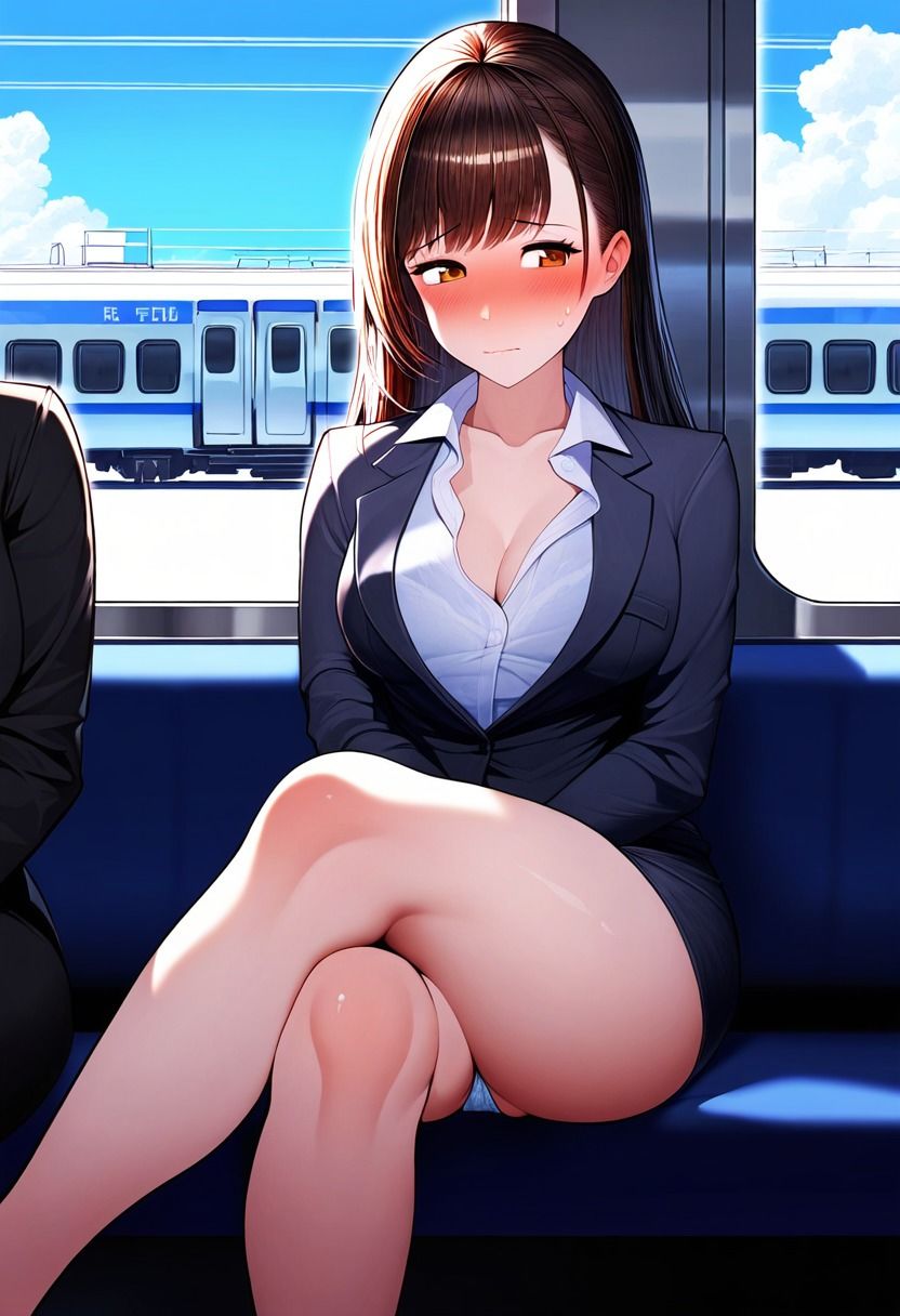 女子大生が就活スーツでメス顔で恥じらいパンチラ集