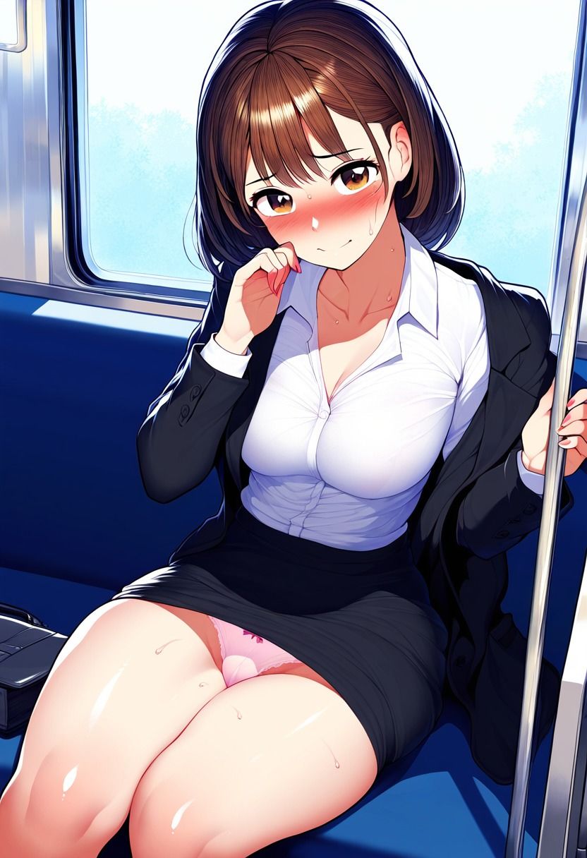 女子大生が就活スーツでメス顔で恥じらいパンチラ集