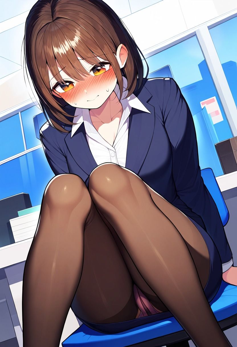 女子大生が就活スーツでメス顔で恥じらいパンチラ集