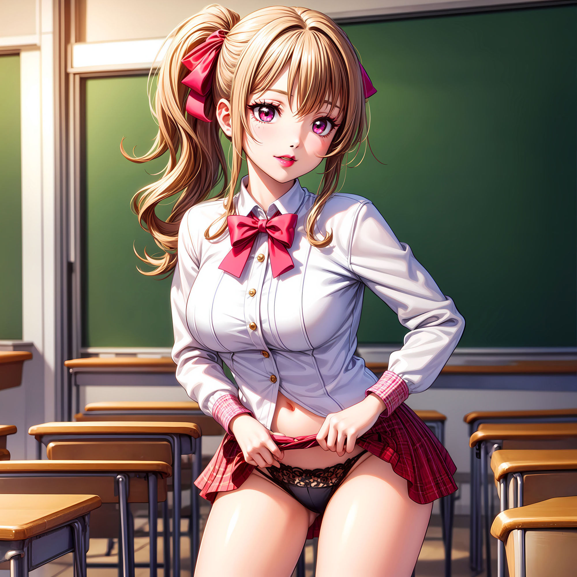 AIイラスト集004/女子学生との放課後/04