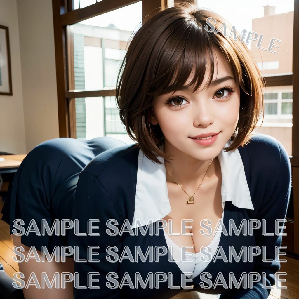 制服女子のエログラビア