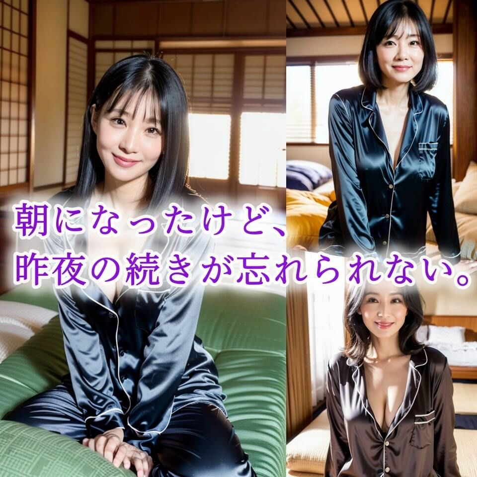 【背徳熟女】陰毛濃いめの義母〜朝からおまたおっぴろげ〜【74p】