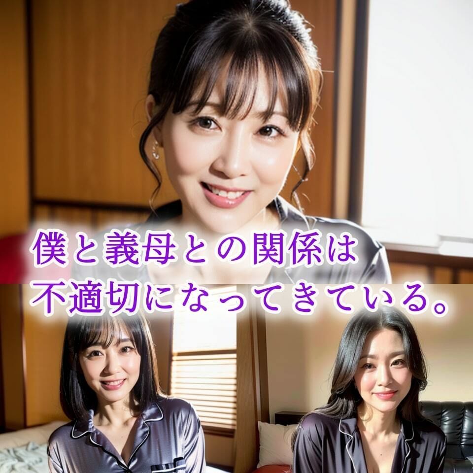 【背徳熟女】陰毛濃いめの義母〜朝からおまたおっぴろげ〜【74p】