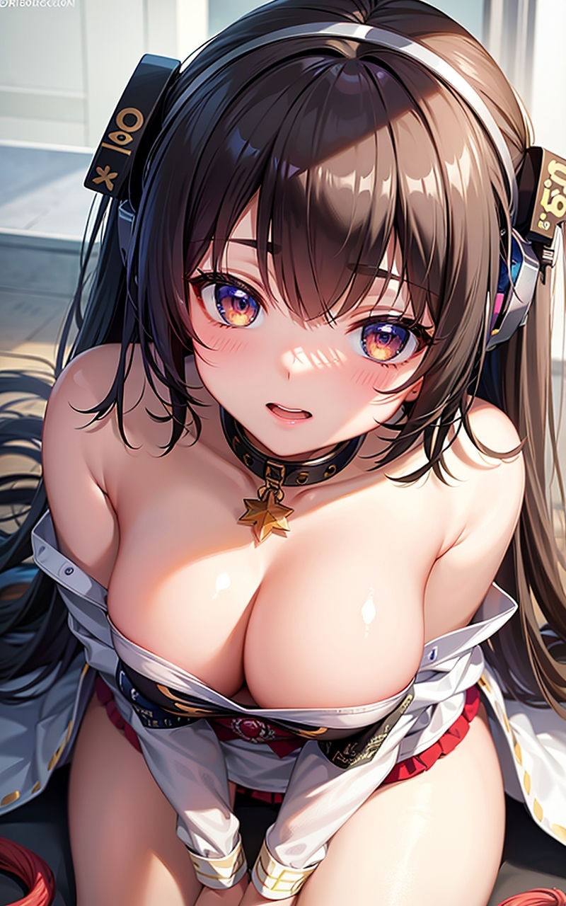 脱がされた巨乳美女