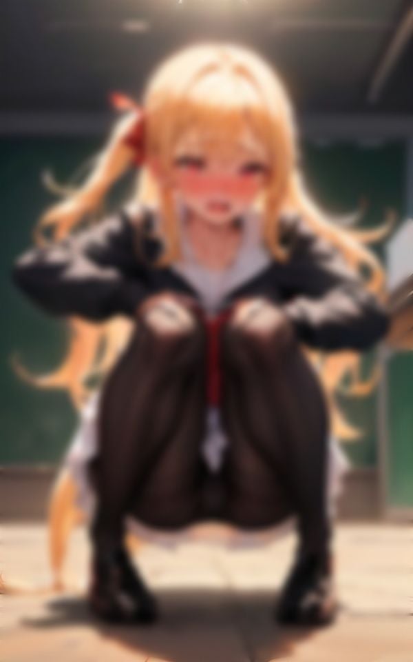 おもらし限界ユルユル少女