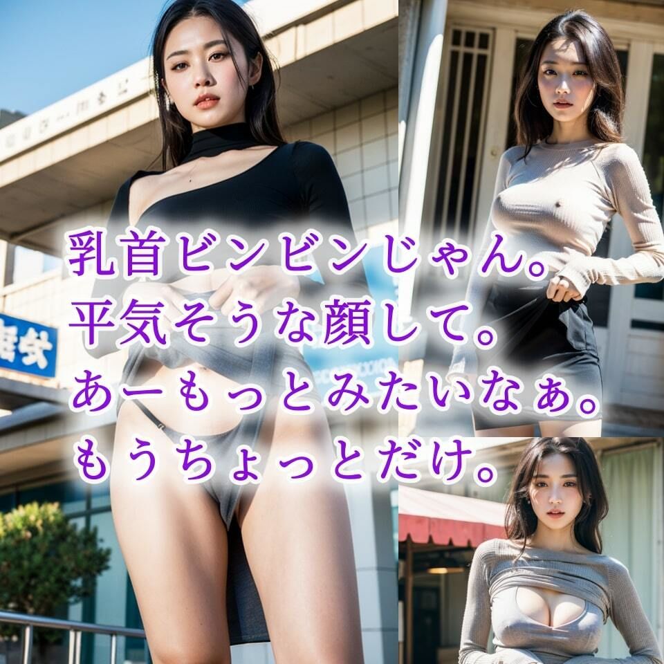 【背徳熟女】美熟女と露出デート〜おま〇こ下から覗かせて〜【96p】