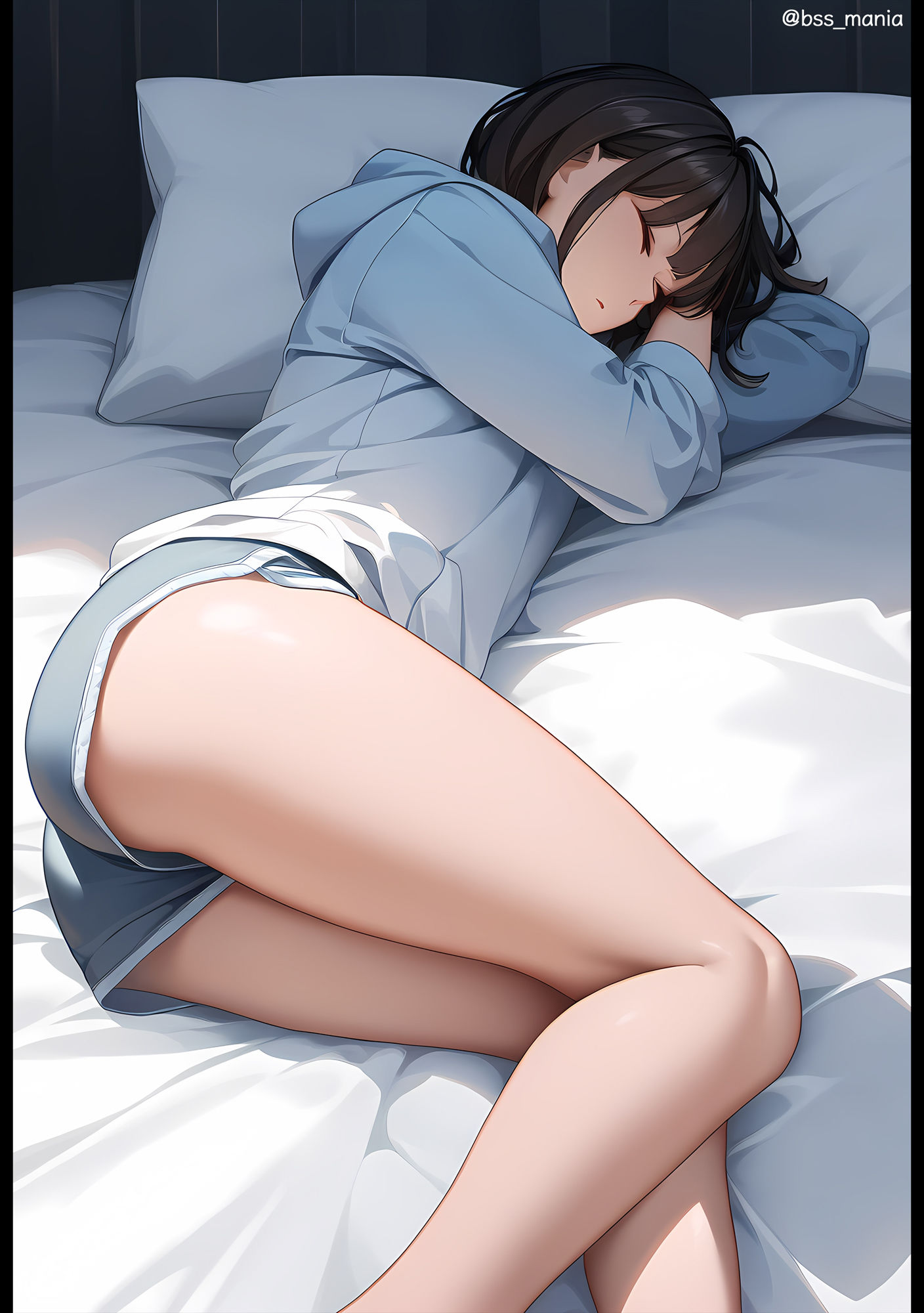 寝てるセフレのケツ 僕が先に好きだったあの子が…