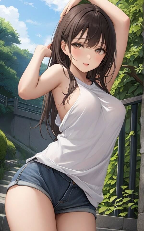 普段大人しい彼女が 野外露出に挑戦しました?