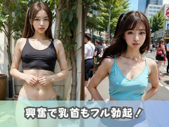 【爆乳対貧乳！】巨乳とちっぱいスポーツ女子がマラソン大会で激突！ポロリも続出！【スポブラ女子】
