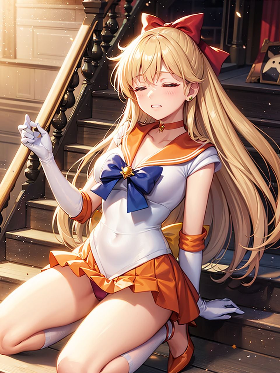 美少女戦士セー〇ームーン 愛野〇奈子(ヴィー〇ス) パンチラ集