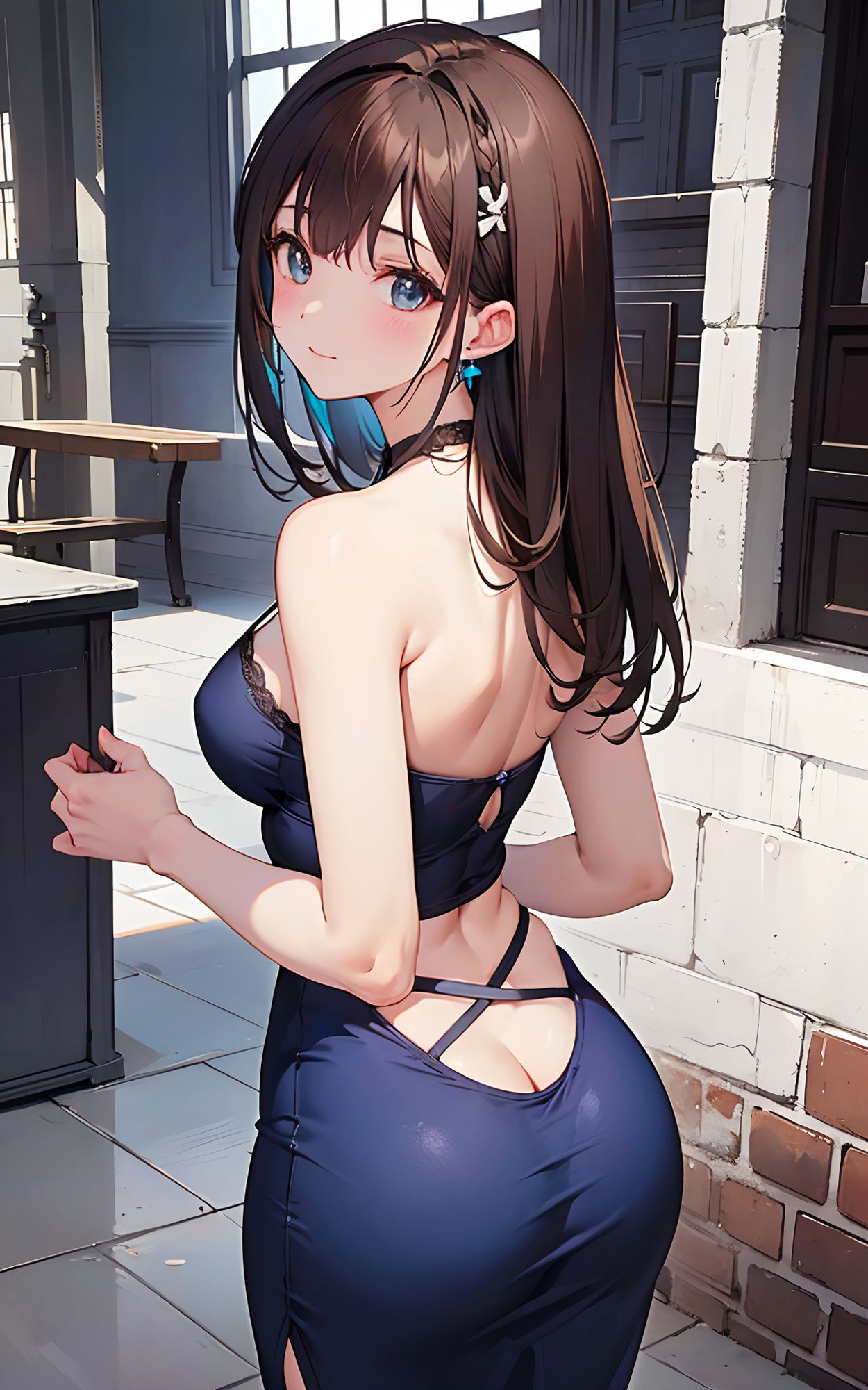 【AIイラスト集】清楚女性と魔王の娘 天使外伝