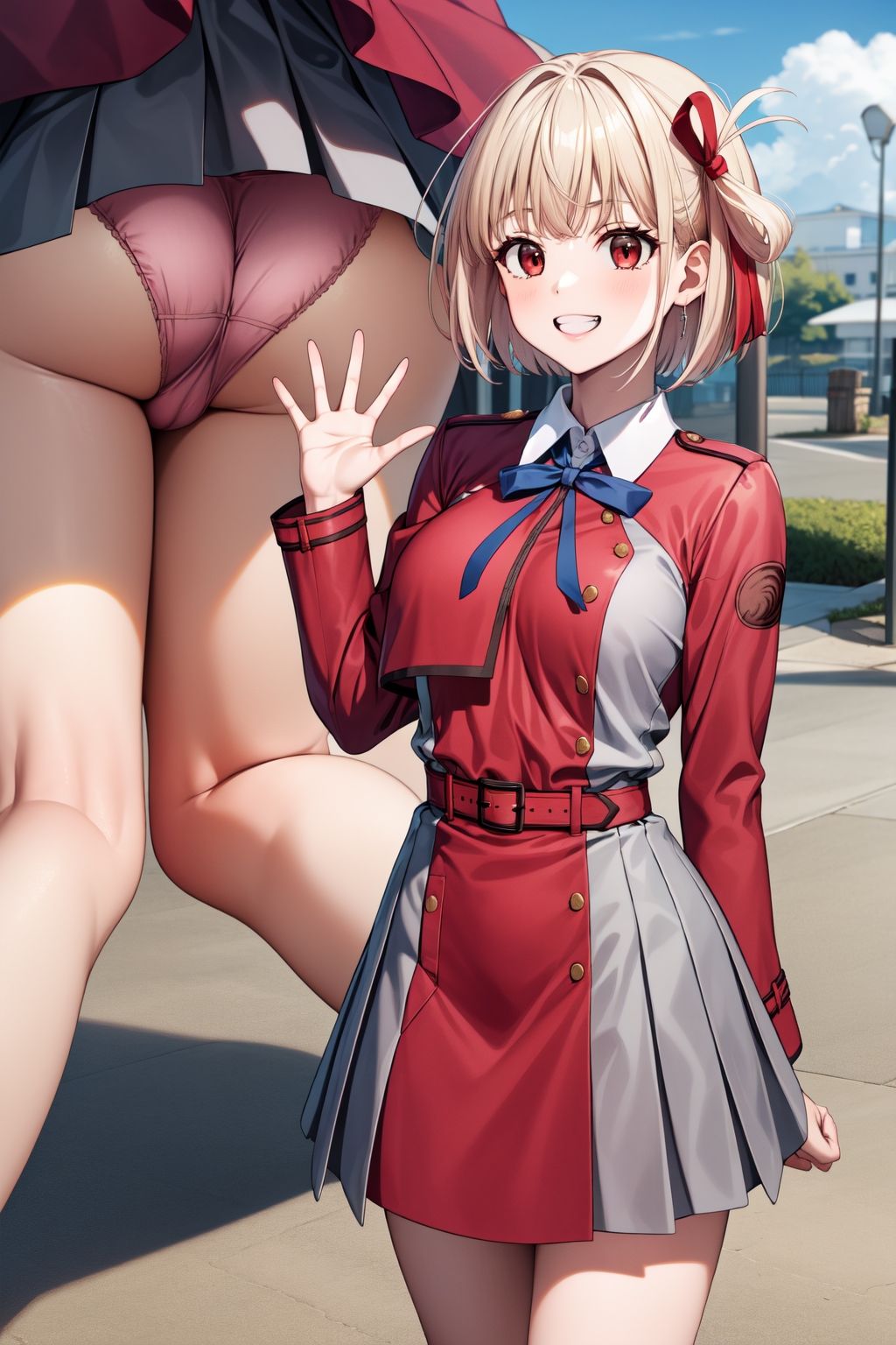 リ◯リス・リコイル 千◯ ・た◯な 逆さ撮りCG集