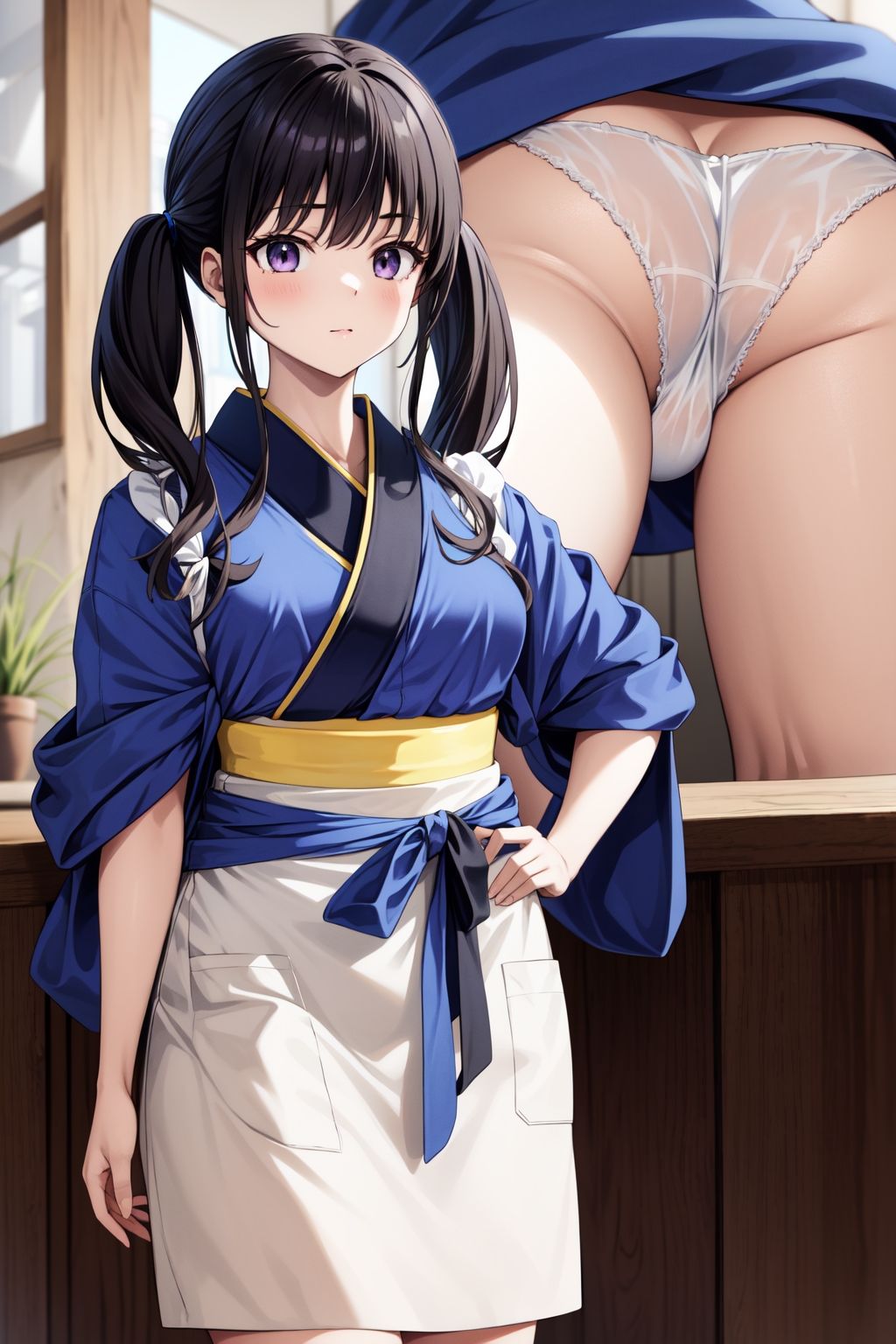 リ◯リス・リコイル 千◯ ・た◯な 逆さ撮りCG集