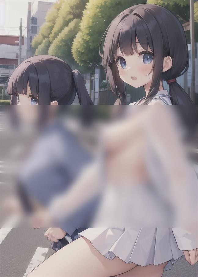 ノーブラ少女|おっぱいゆらゆら