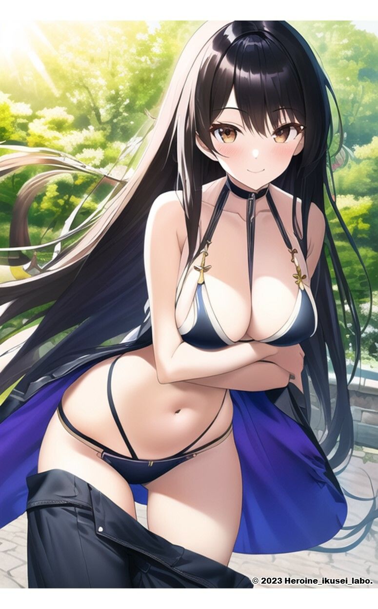 1つの呪文で生み出された100人のAI妄想美少女-21【さわやかえっちなスポーツビキニ女子編】