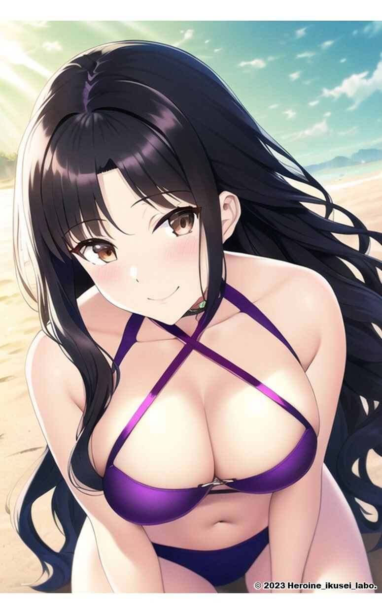 1つの呪文で生み出された100人のAI妄想美少女-21【さわやかえっちなスポーツビキニ女子編】