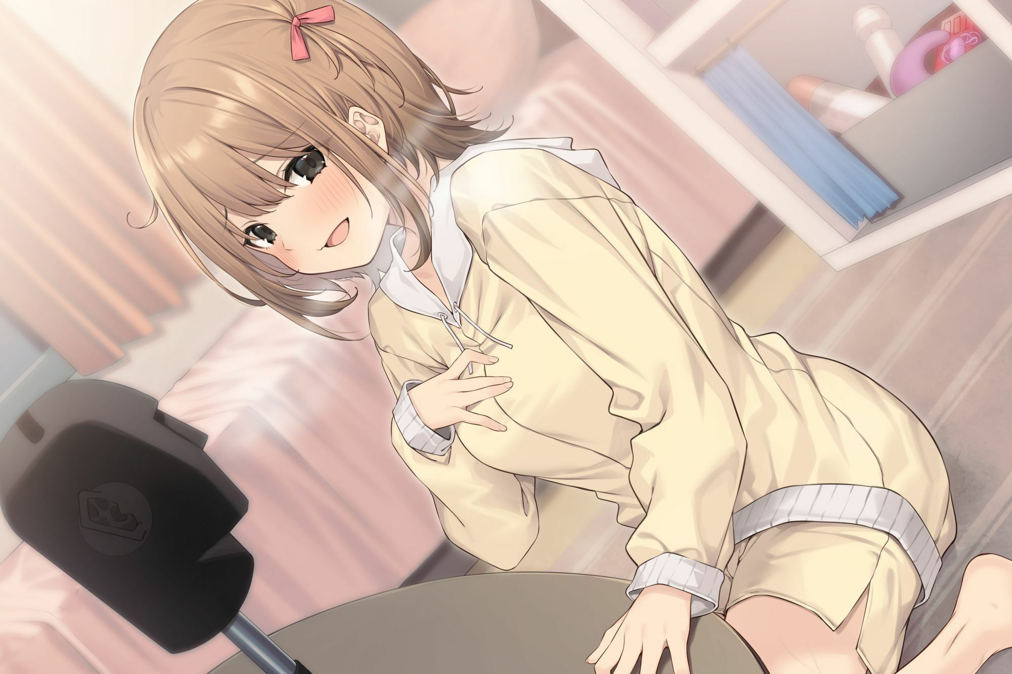 【実演×通話】★蜂蜜檸檬★同人声優の自宅訪問！？初対面で生オナ＆あまあま合意中出しパコ★ガチ潮吹きに本気謝罪