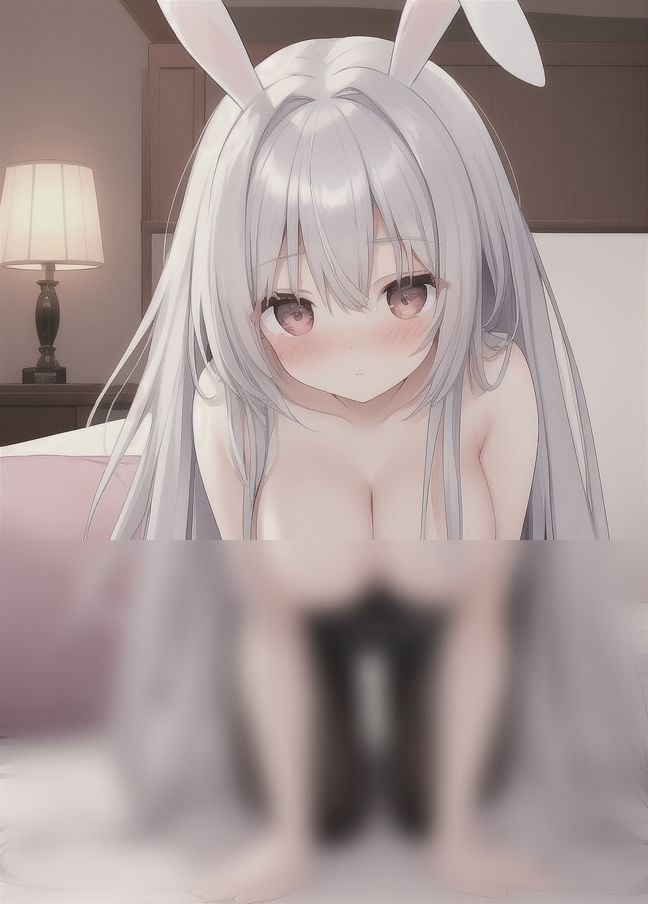 うさぎむすめ|四つん這いで誘惑