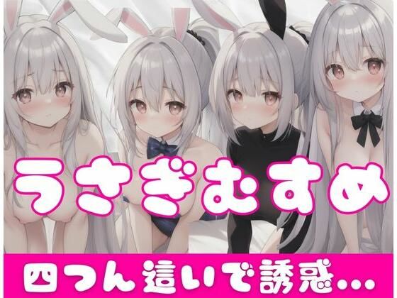 うさぎむすめ｜四つん這いで誘惑