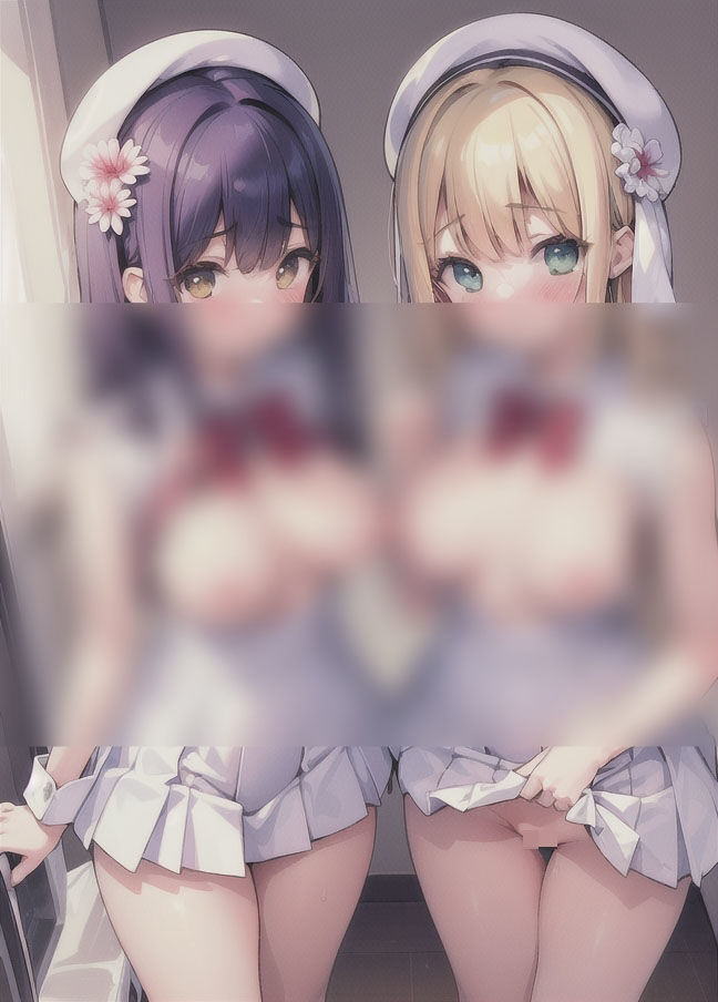 女2人組変態露出狂