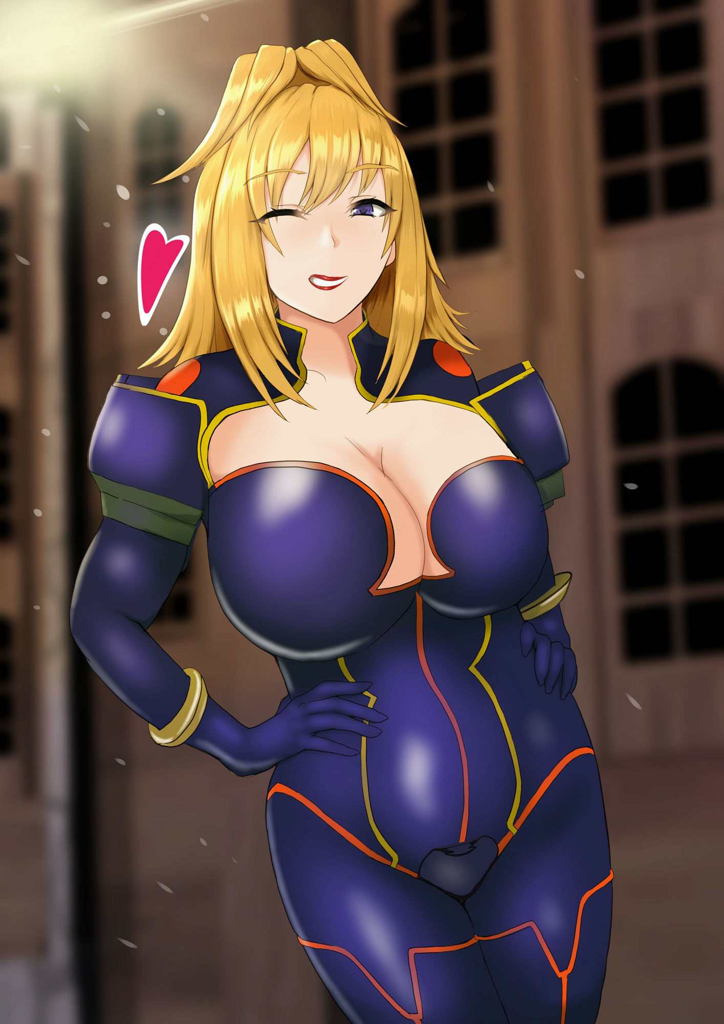 M&S 泥●おっぱい中尉と熱血イケメンくんの夜の営み