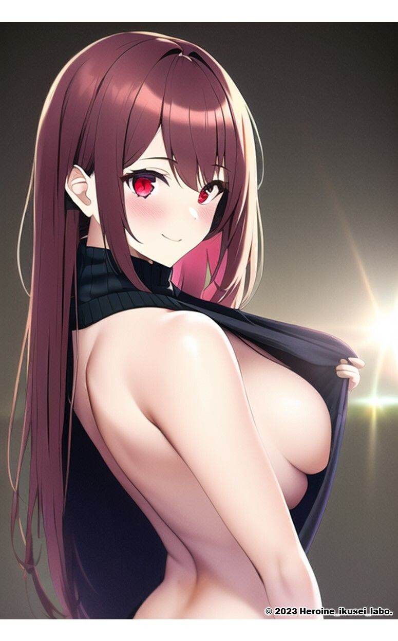 1つの呪文で生み出された100人のAI妄想美少女-22【童貞を殺すニットセーター女子編3】