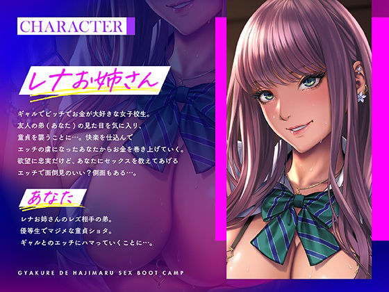 逆レで始まるSEXブートキャンプ！？ギャルに襲われ一人前の男にされちゃう童貞ショタな僕