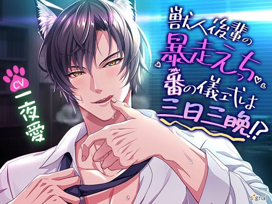 獣人後輩の暴走えっち 番（つがい）の儀式は三日三晩！？