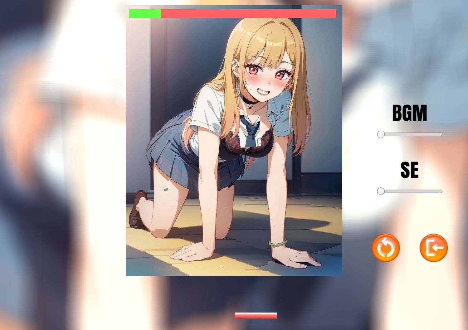 脱衣ブロック崩し マリンちゃんとラブラブデート