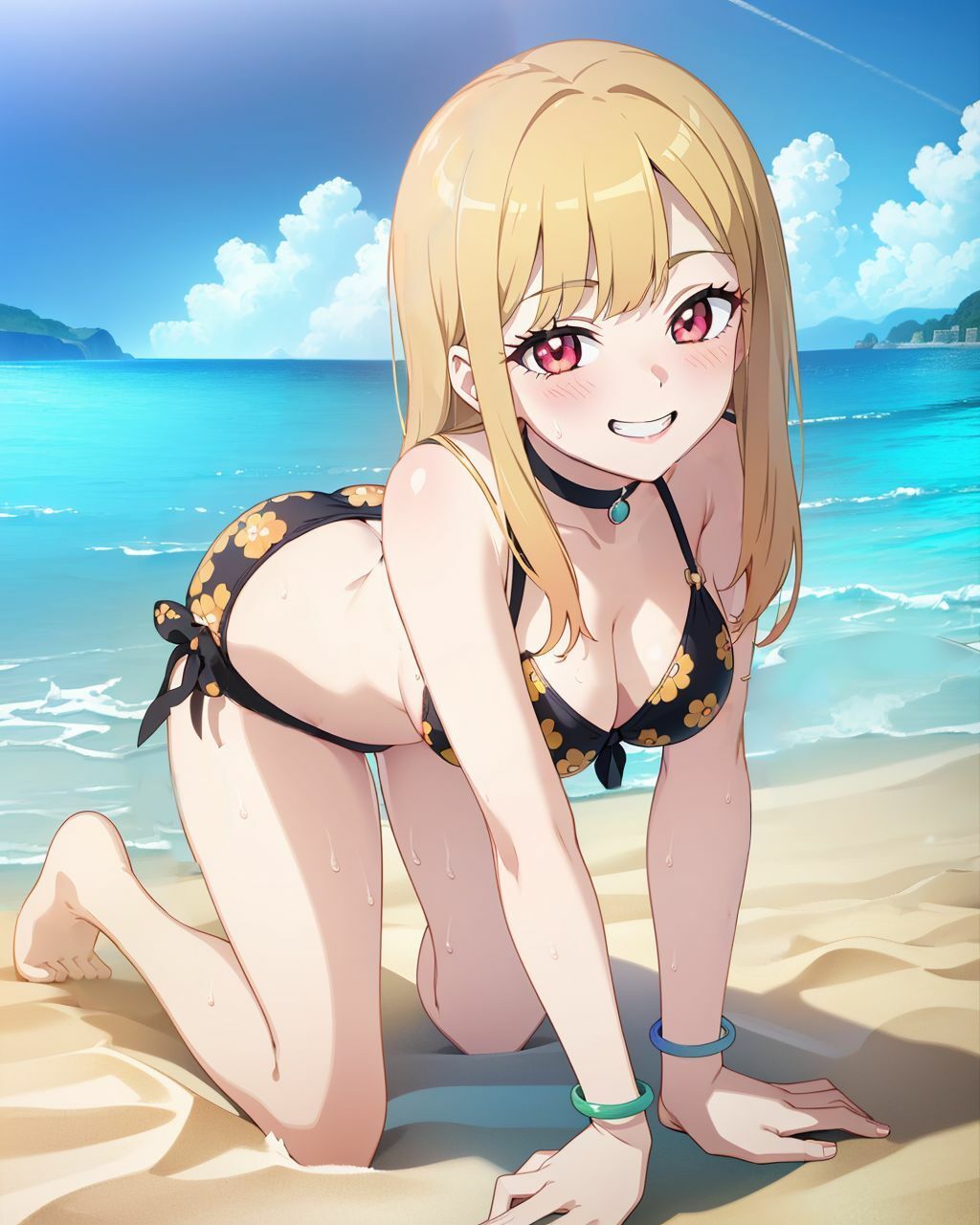 脱衣ブロック崩し マリンちゃんとラブラブデート