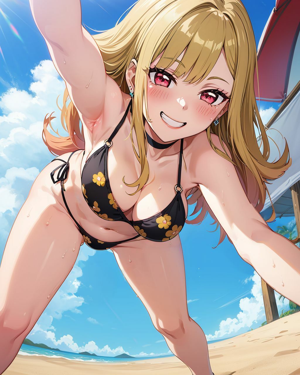 脱衣ブロック崩し マリンちゃんとラブラブデート