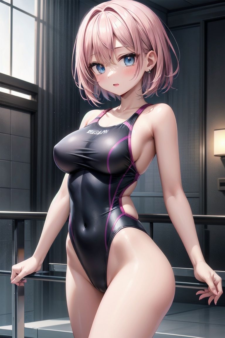 【R-15】短髪競泳水着少女CG集