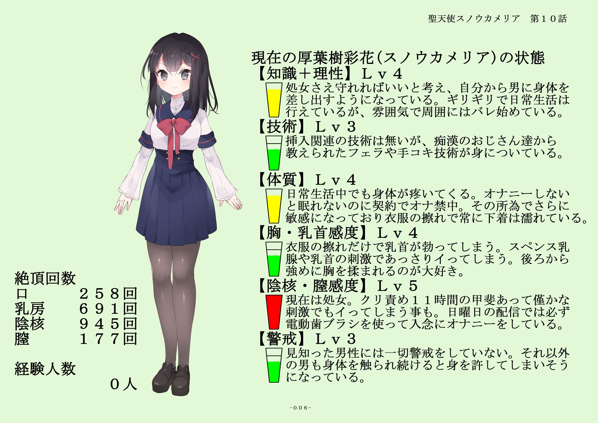 聖天使スノウカメリア第10話「聖桜学園での戯れ」