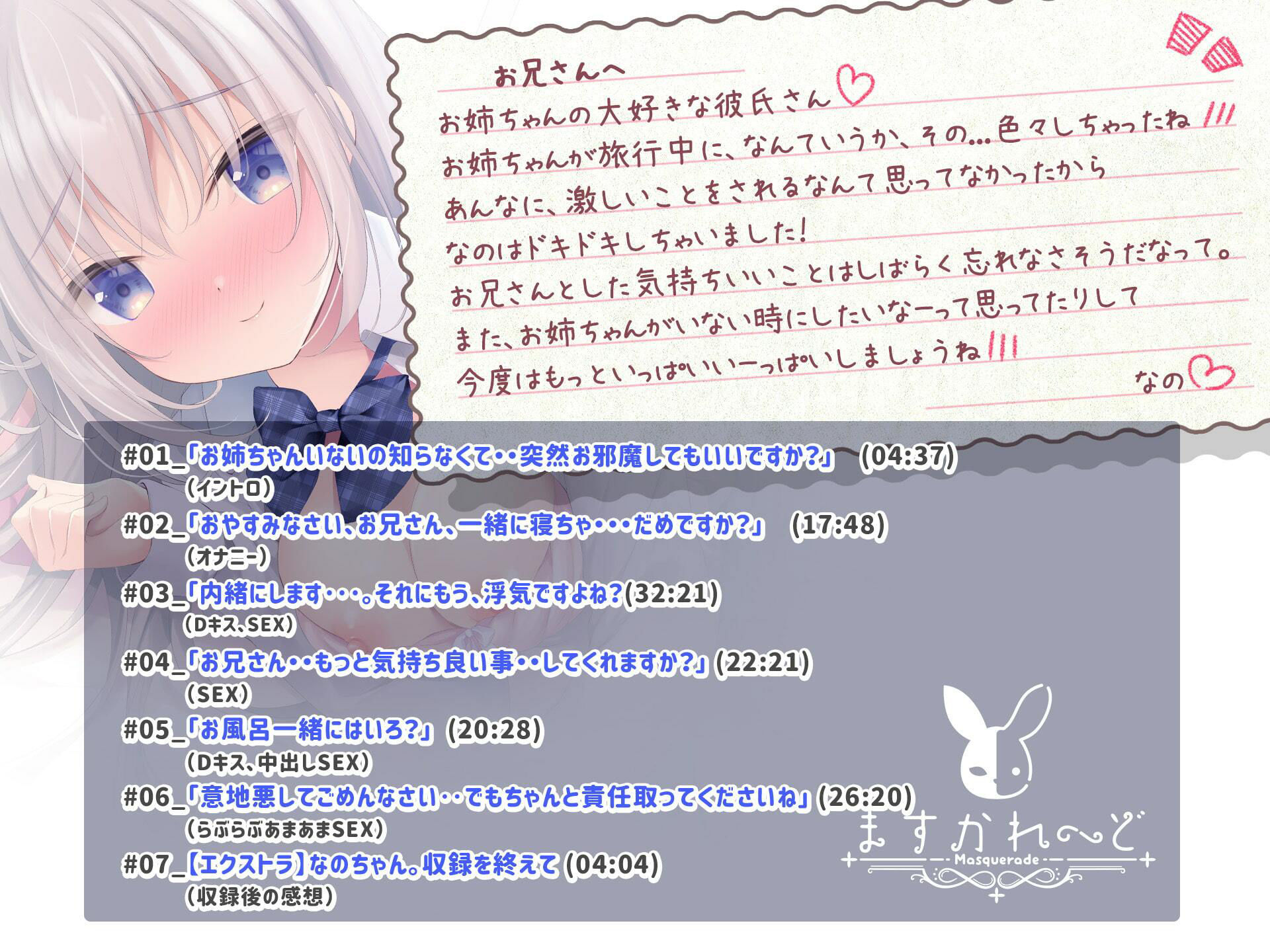 お姉ちゃんが旅行で不在の間、お姉ちゃんの彼氏とひたすらハメまくる濃密2日間